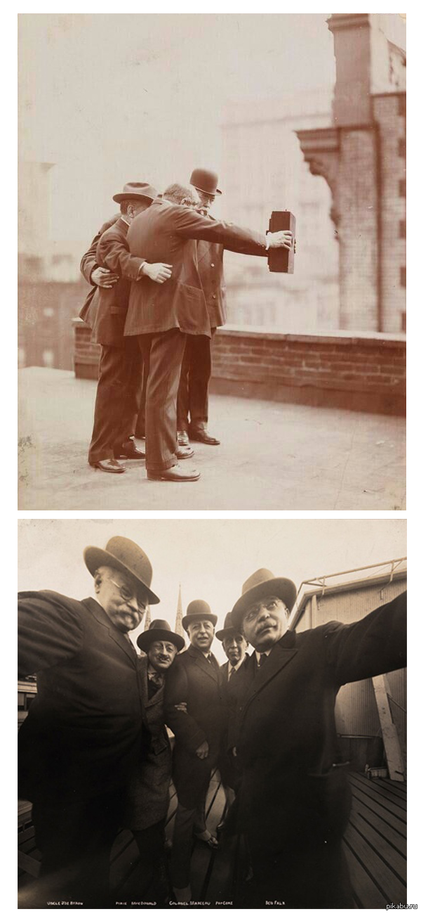 Одно из первых селфи в мире. Нью-Йорк. 1928 год.