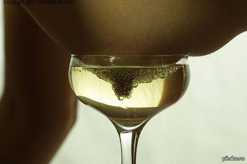 A glass of champagne - NSFW, Intimacy, Breast, Goblets, Champagne, beauty