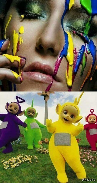Lady teletubbies cosplay
