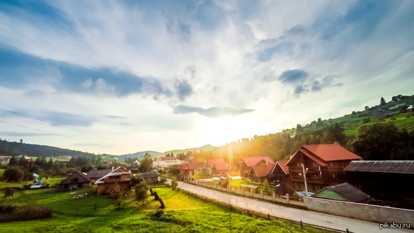 Снял небольшой таймлапс в Карпатах