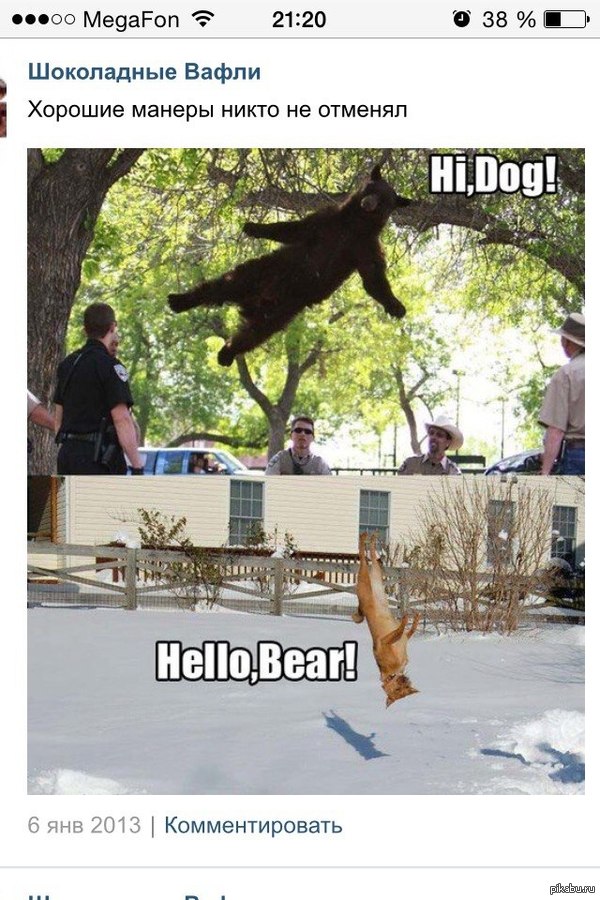 замутил картинку, кинул в свою группу