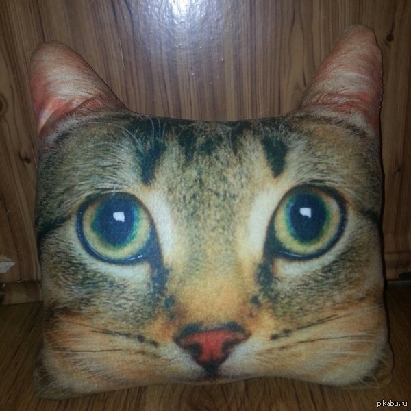 Котик-подушка
