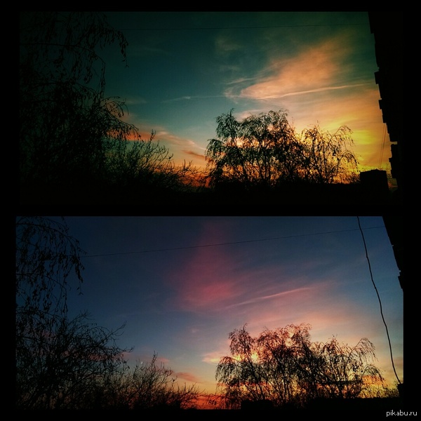 Осеннее небо.