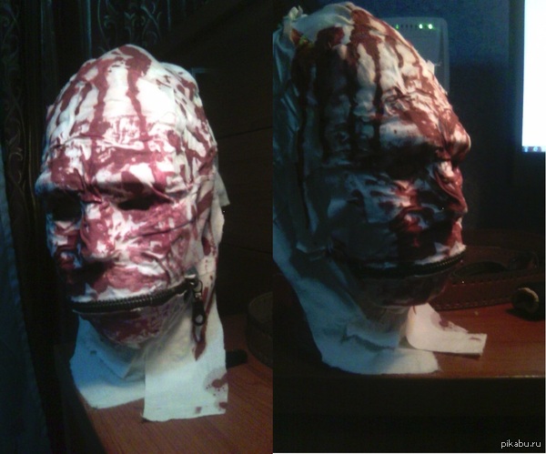 Маска на halloween своими руками.