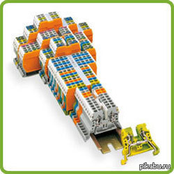 Вот вам электрические колодки ф. WAGO =))