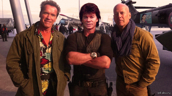 Олег уже вовсю участвует в съёмках Неудержимые 4 "А я ясные дни"