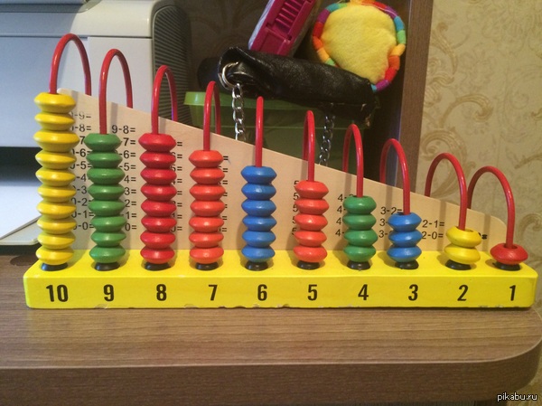 Daughter claims that something is missing here? - Abacus, Numbers