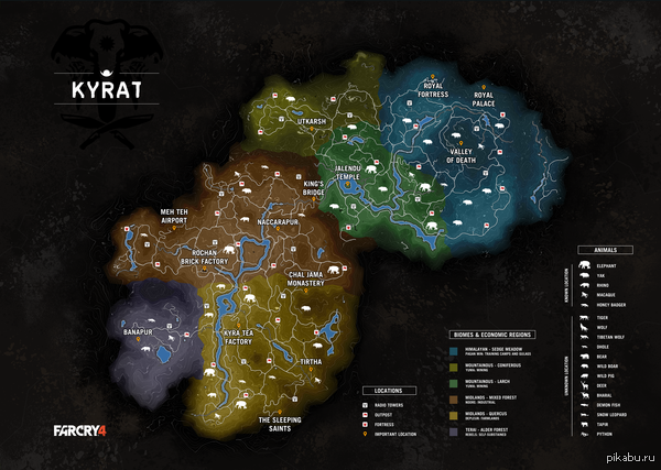 Ребята, карта Кирата