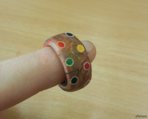 Соорудил колечко...