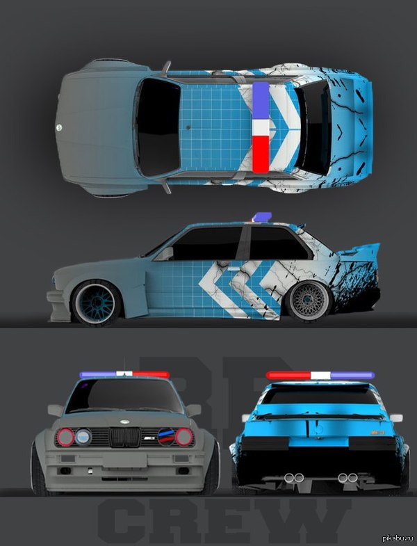 BMW e30 Copcar  -     ?:)