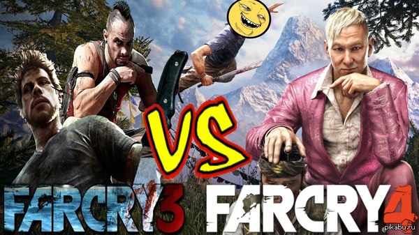 Far Cry 3 VS Far Cry 4 -   HD 1080p  https://www.youtube.com/watch?v=ywBk5fcyXHo 