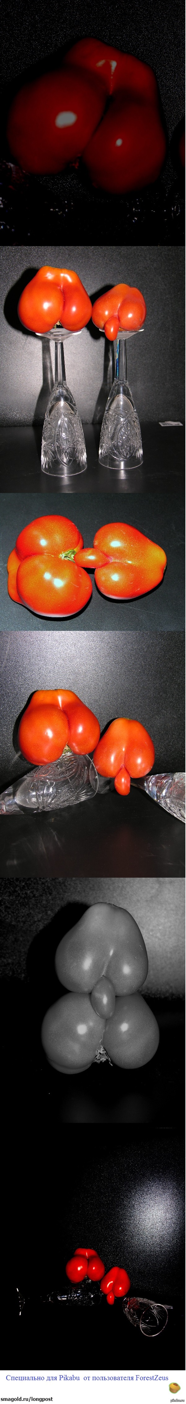 Tomatoes - NSFW, My, Tomatoes, Erotic, It seemed, Longpost