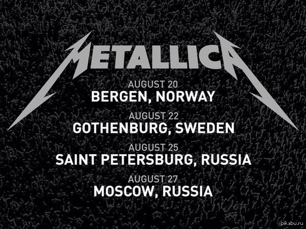 Metallica   2015! 