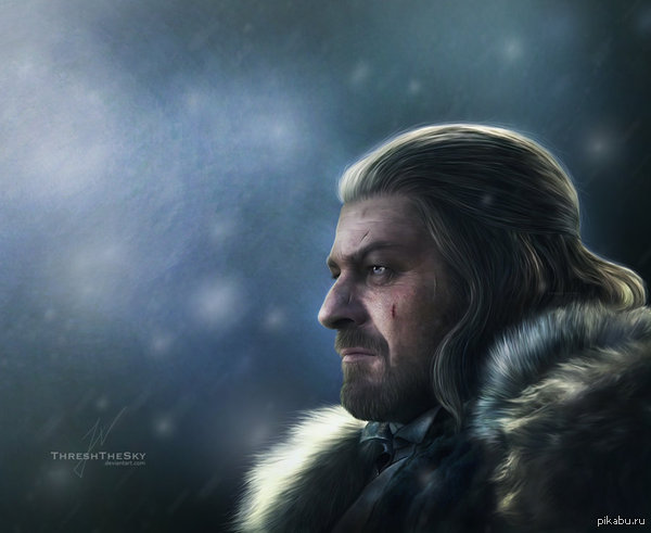 Ned Stark. by threshthesky.
