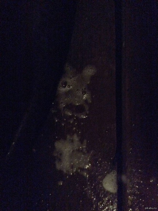 Страшнинький пенный заяц. Напоминает какого-то мультяшку.