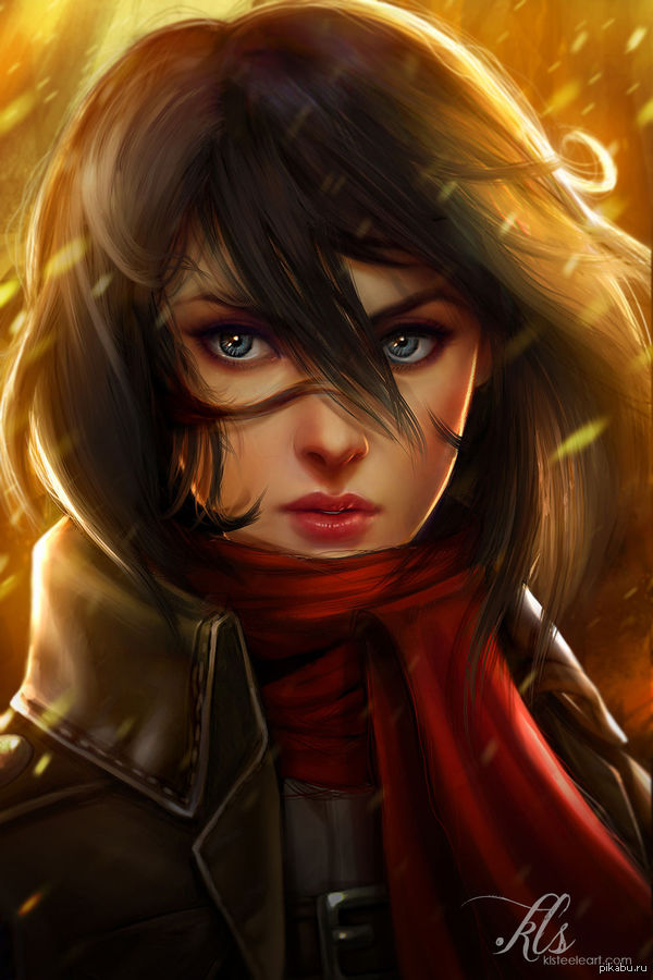 Mikasa Ackerman. : Kathryn Lee Steele.