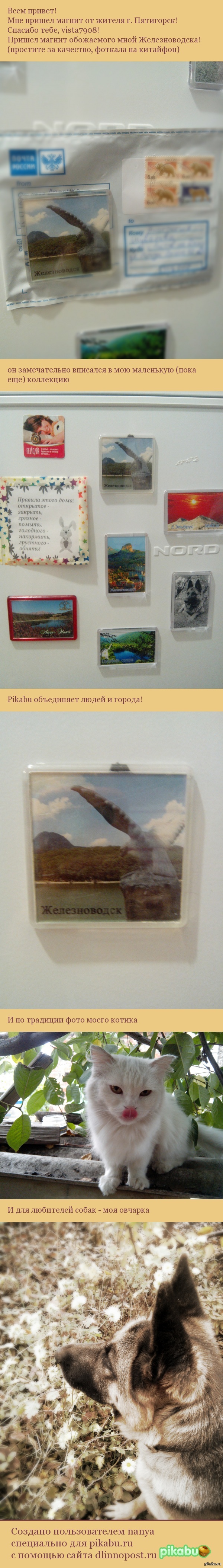 Обмен магнитами