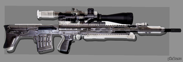 Визуальное сравнение двух винтовок