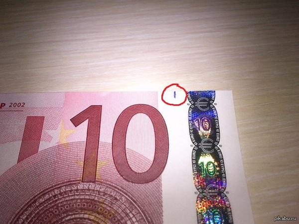 Не приняли купюру на обмен из-за пометки ручкой.
