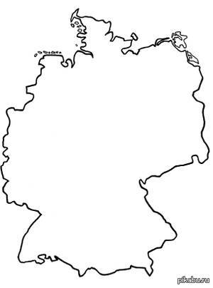 Рисунок с контуром страны. Карта Германии контур. Пустая контурная карта Германии. Очертания Германии на карте. Карта Германии пустая.