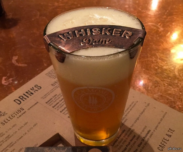 Эта насадка - держит усы сухими.