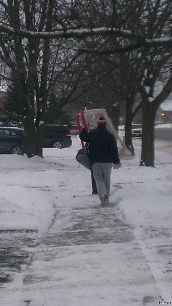 A common scene in Ontario, Canada.