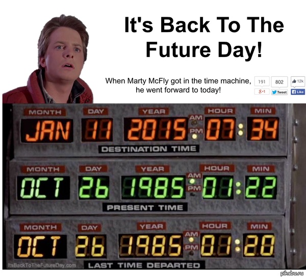 Отмечаем прилет Марти каждый день