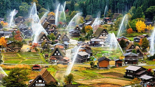 Сиракава, Япония. Что там вообще происходит???