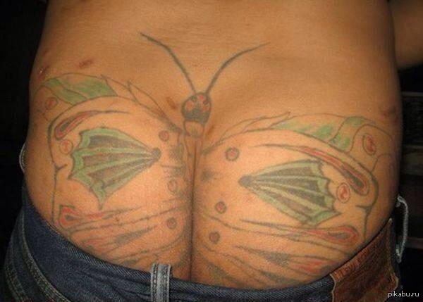 Butterfly tattoo is so erotic... - NSFW, Butterfly, Tattoo