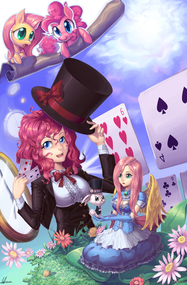 Fluttershy in Wonderland 