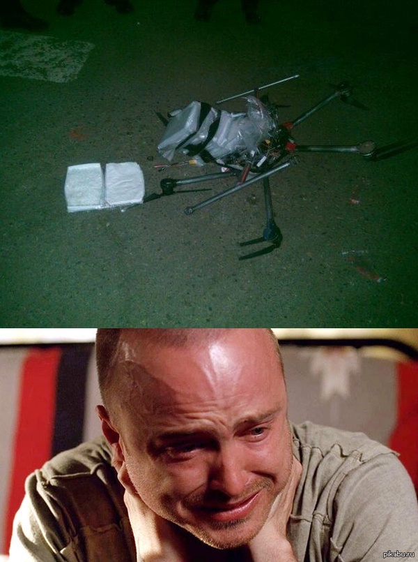 На границе США и Мексики разбился дрон с грузом кристаллического метамфетамина