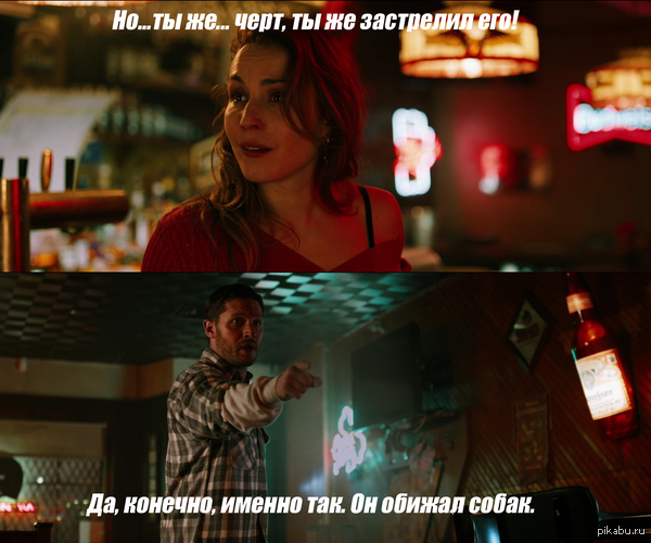 Он обижал собак