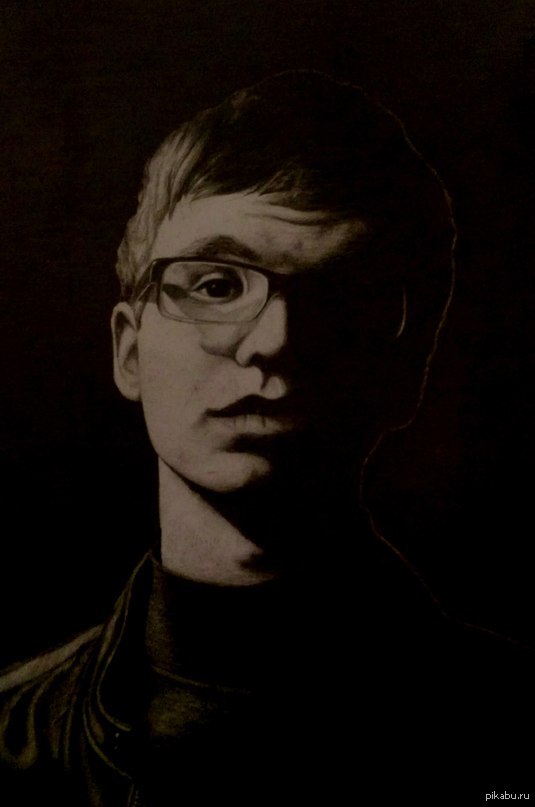 Gift to a friend - My, Presents, Portrait, Pencil drawing, Drawing