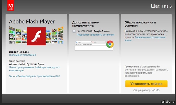   ,  Adobe Flash player ""   ,         Google hrome?