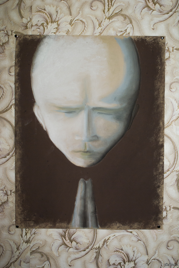 Друг купил мелки и случайно нарисовал Путина