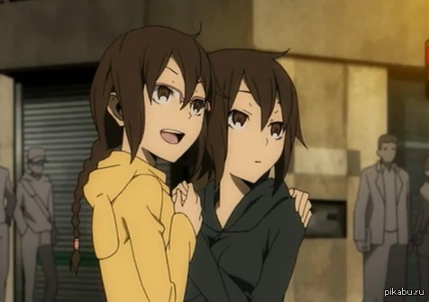 Orihara sisters - Anime, Durarara !!