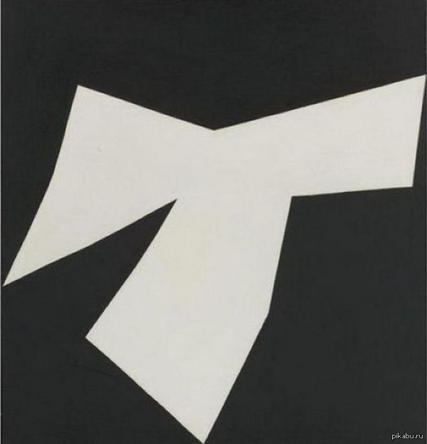 В коллекцию самых дорогих картин. "Ковбой" Элсворта Келли, оценивается в 1.6 млн долларов.