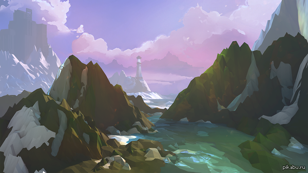  : Low Poly Island     ,     