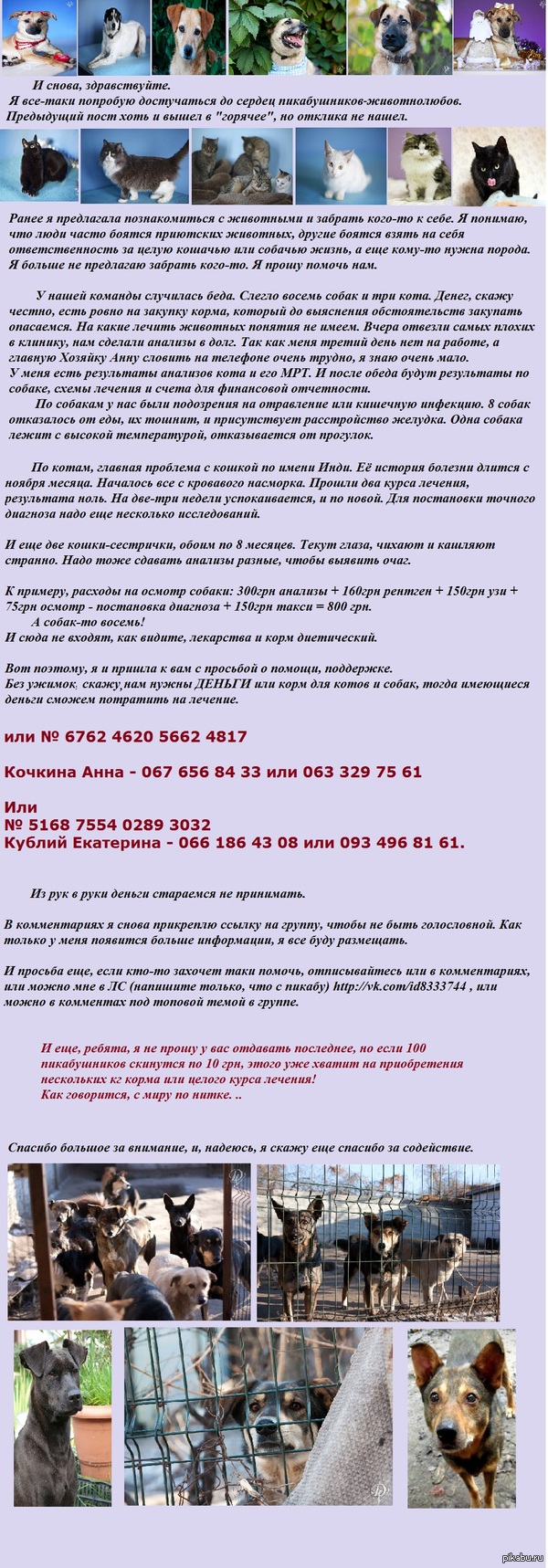 Помогите наскрести на лечение (Украина).