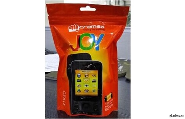 Телефон для гопников в пакете из-под семечек