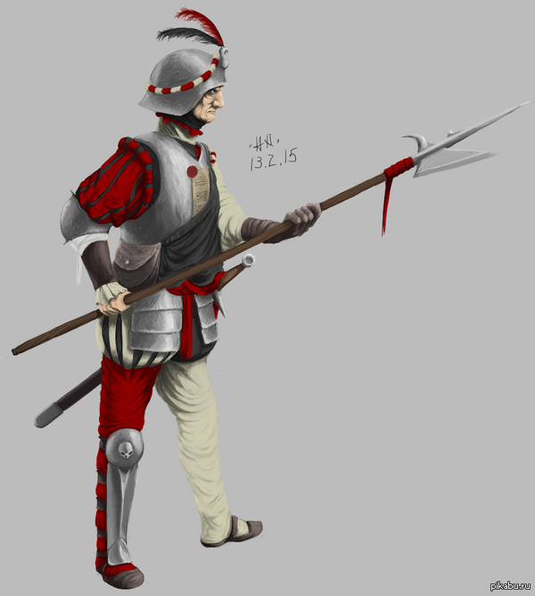 Warhammer fb, Имперский алебардщик.