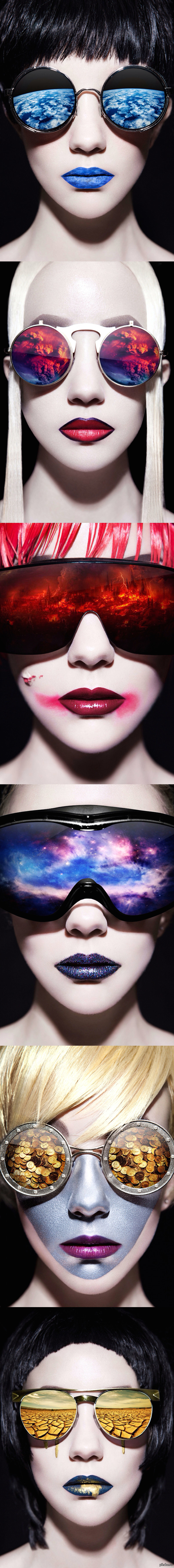 Reflecting Glasses Portraits