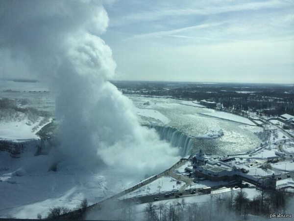 Ниагара в холодную погоду.