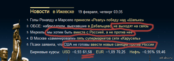 Курс валют зависит от заявлений в прессе?