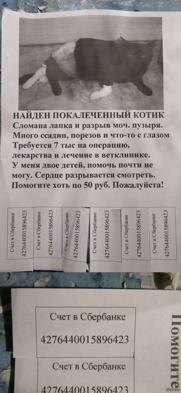 Объявление на подъезде. Не знаю, может быть развод, а может и нет. Вам решать. Доношу до общественности, так сказать)