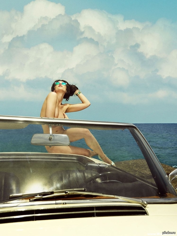 Sun, sea, clouds - NSFW, Summer, Girls, Cabriolet, Sea