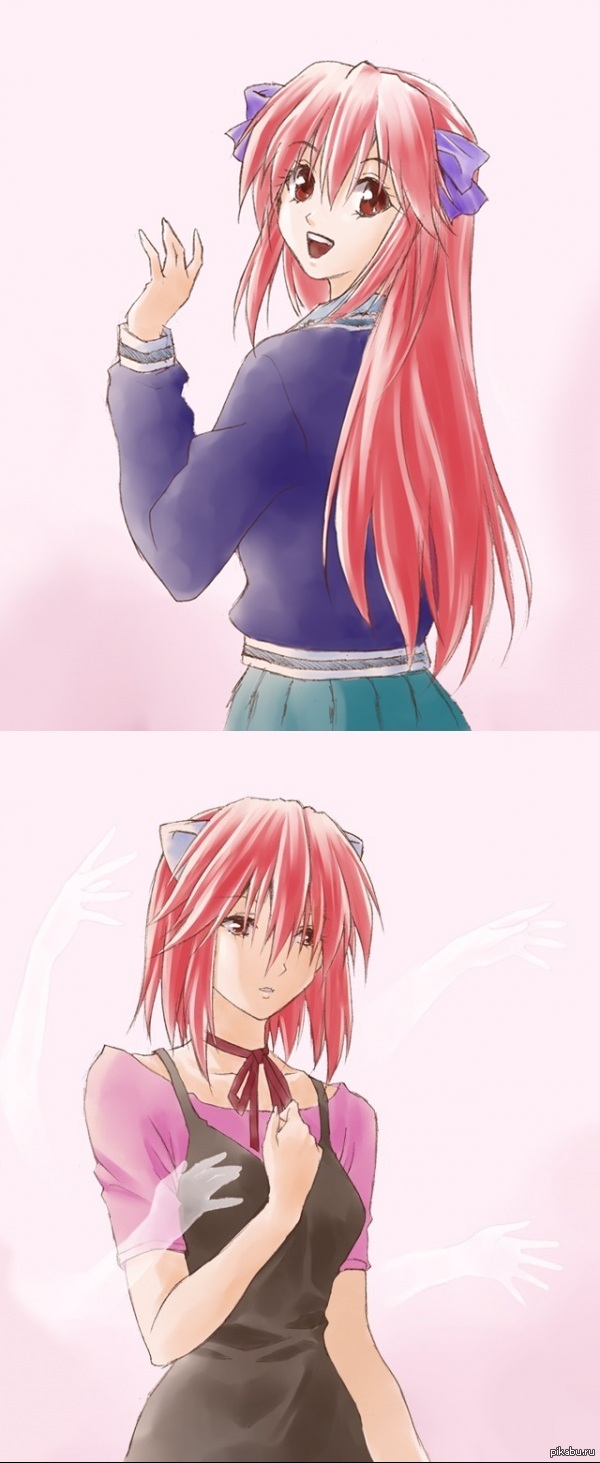 Elfen Lied, Lucy/Nyu | Пикабу