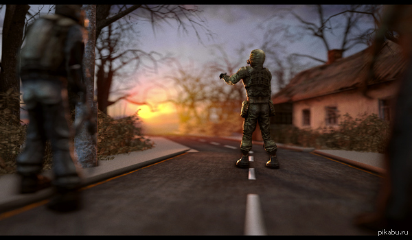 Фан Арт на тему STALKER