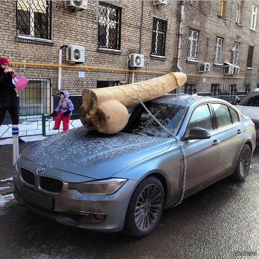 Punishment for incorrect parking in Kazan - NSFW, Not mine, Bmw, Kazan, Penis, Tags are clearly not mine