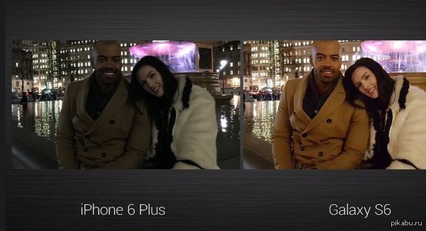 Сравнение камеры iPhone 6 Plus и нового Galaxy S6